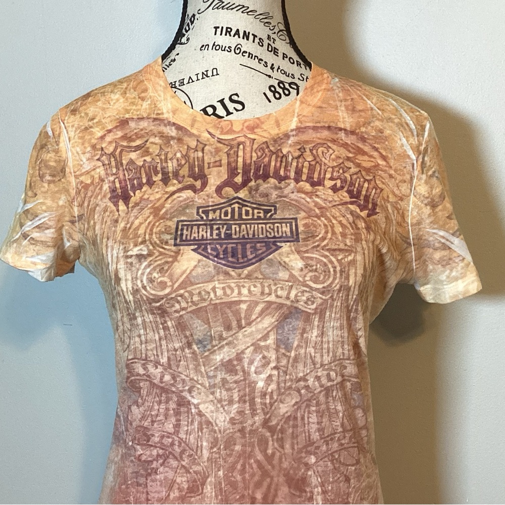 Harley Davidson Ladies Sheer Top size L from Juneau Alaska - Picture 2 of 9